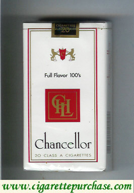 Chancellor Full Flavor 100s cigarettes